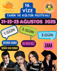 16. Vize Tarih Ve Kültür Festivali